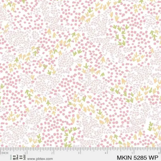 Pink Mystical Kingdom Ditzy Floral Pattern 44"/45" Fabric Per Yard {1}
