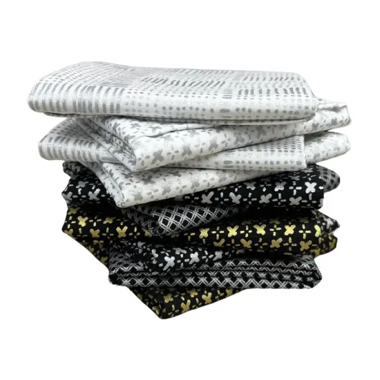 Whispers Metallic Fat Quarter Bundle - Set of 10 {3}