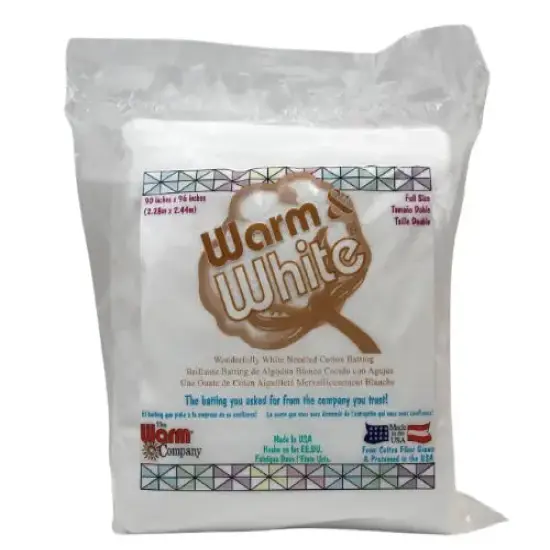 Warm & White Needled Cotton Batting {5}