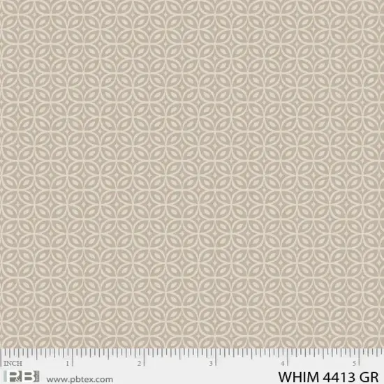 Grey Taupe Whimsy Optic 44"/45" Fabric Per Yard {1}
