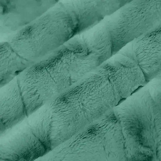 Green Spearmint Luxe Cuddle Mirage 80" Fabric per yard {2}
