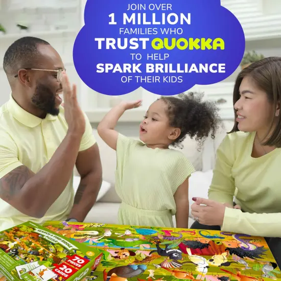 70 Pcs Search and Find Riddle Puzzles with Cards for Kids | Australia {5}