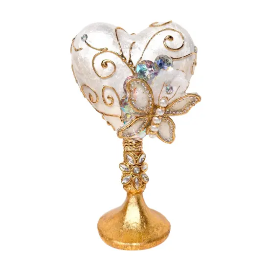 Valentine's Day and Wedding Tabletop Decor - Holiday Tree Ivory {1}