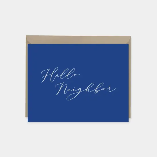 "Hello" Neighbor Script Cards {6}