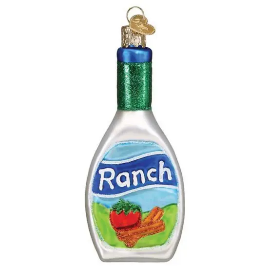 Old World Christmas 4.25 In Ranch Dressing Tree Ornament , Salad Veggie Dip Multicolored {1}