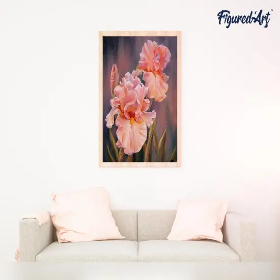 Figured'Art Paint by Numbers Kit for Adults with Frame Lion Pop Art 16"x20" - Craft Art Painting DIY Kit Canvas Already Stretched on a Wooden Frame {4}