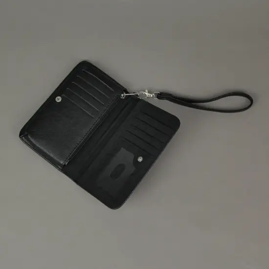 Black and Gold Beauty and the Beast Checkbook Style Fashion Wallet {7}