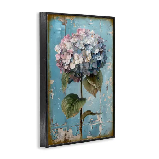 Stupell Industries Hydrangea on Distressed Framed Giclee Wall Art Design by LSR Design Studio {3}