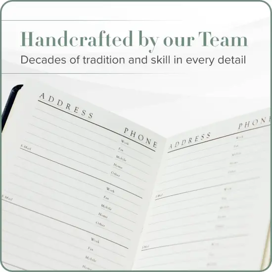 Gallery Leather Pocket Address Book - 6" x 3.25" Acadia Hydrangea {6}