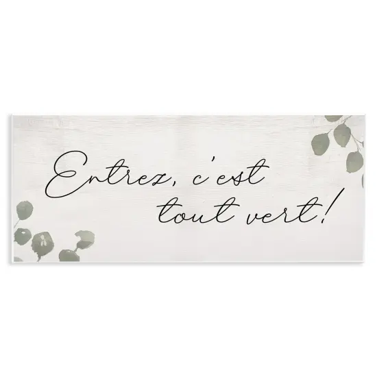 Stupell Industries Come In It's Green Phrase Wall Plaque Art Design by Daphne Polselli {1}