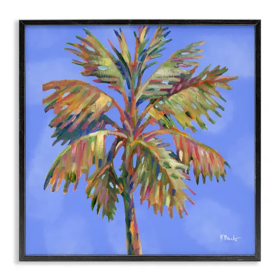 Stupell Industries Tropical Bondi Palm Framed Giclee Wall Art Design by Paul Brent {1}