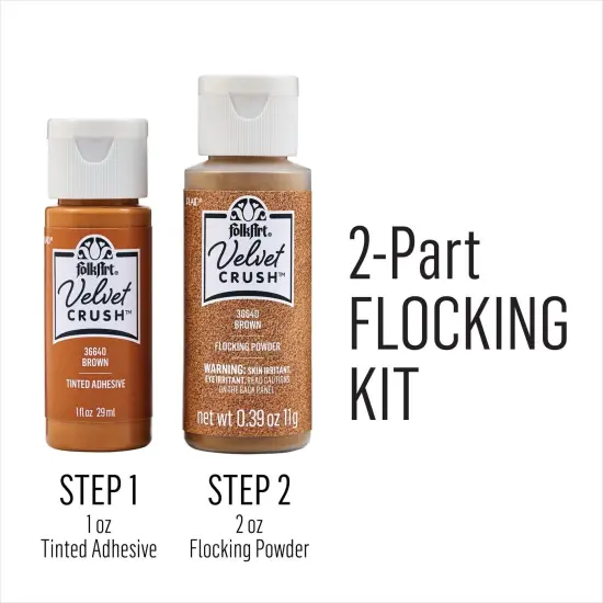 FolkArt Velvet Crush Flocking Kit {4}