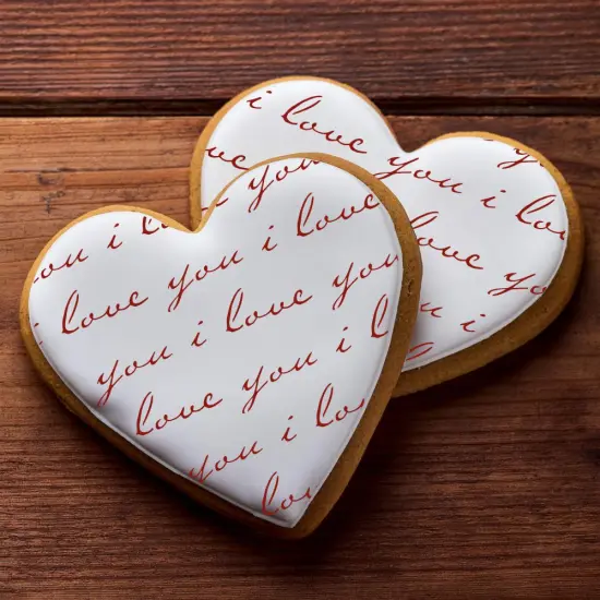 I Love You Cookie & Craft Stencil | CM175 by Designer Stencils | Stencils for Royal Icing, Airbrush, Dusting Powder | {2}