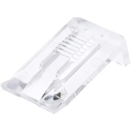 Plymor Clear Acrylic Ring Display Clip, 0.625" W x 1" D x 0.375" H {2}