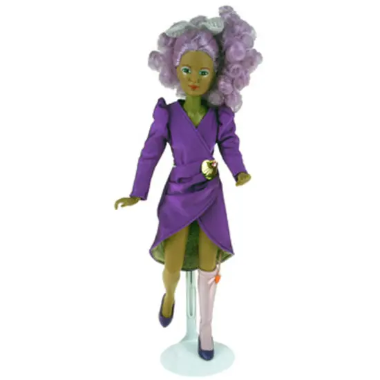 Kaiser 2201 White Adjustable Doll Stand, fits 11 to 12 inch Dolls, waist width adjusts from 0.875 to 1.25 inches {3}