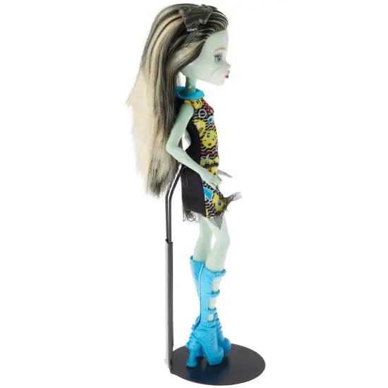 Plymor DSP-5125B Black Adjustable Doll Stand, fits 10, 11, and 12 inch Slim Waist Dolls, Waist is 1.125" - 1.5" wide, 3.25" - 4" around {3}