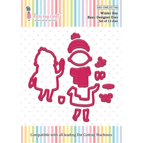 Dress My Craft Basic Designer Dies-Winter Boy {1}