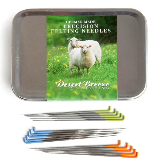 Full Set Precision Felting Needles &ndash; High Carbon Steel Fiber Arts Tools for Needle Felting Kits and Wool Sculptures | Felt and Fiber Arts Supplies for Beginners & Pros, Made in Germany, Packaged in USA {5}