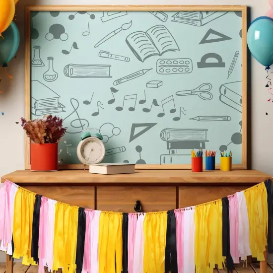 School Decorations Pencil Classroom Ribbon Garland {4}