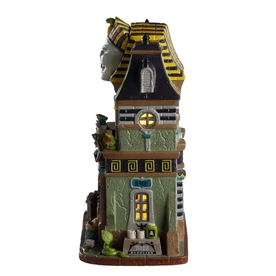Lemax Spooky Town Halloween Village: That's A Wrap Mummy Mortuary {3}