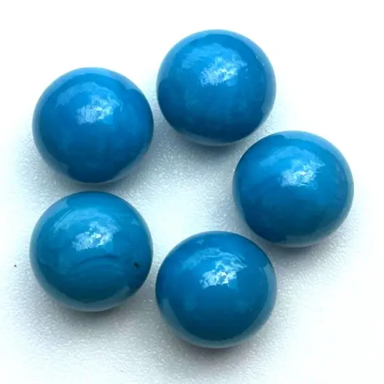 YOU CHOOSE COLOR Glass Marbles 25mm (1 inch) SHOOTER Taw Lot of 5 Turquoise {1}