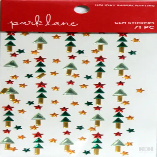 Park Lane Holiday Papercrafting Dimensional Gem Stickers {1}