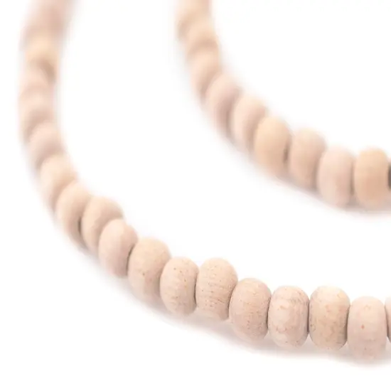 The Bead Chest Unwaxed Round Rosewood Beads (5mm) {1}