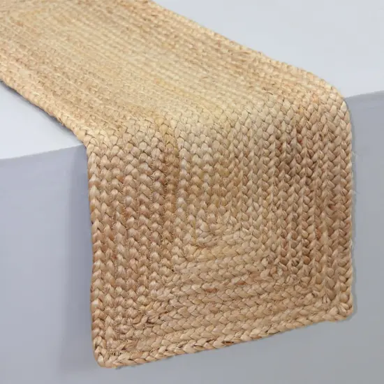 Jute Braided Table Runner - Rustic Farmhouse Table Runner-13 x 36 inches {1}