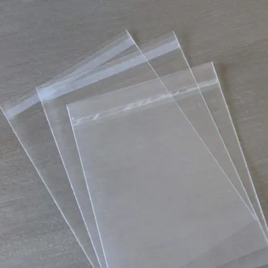 Self-Sealing 6 1/2'' x 6 1/2'' Lip & Tape Poly Bags 1.2 Mil {3}