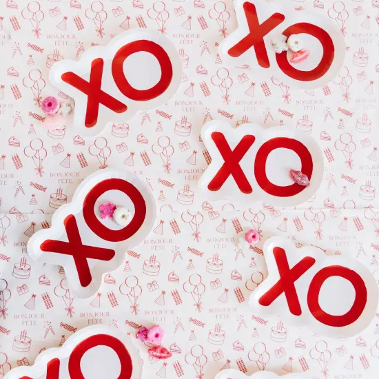 XO VALENTINE'S DAY PLATES {2}