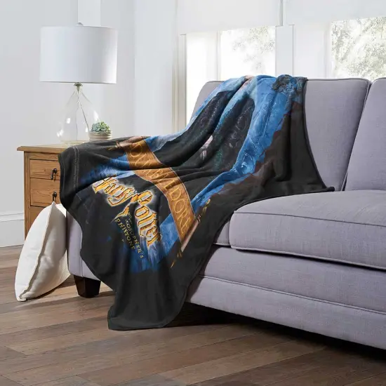 Warner Brothers Harry Potter Philosopher&rsquo;s Stone Silk Touch Throw Blanket Dumbledore {3}
