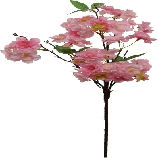 25" Pink Cherry Blossom Spray &ndash; Realistic Floral Stem {1}