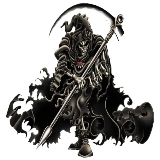 Grim Reaper Edible Cake Topper Icing Image, {3}