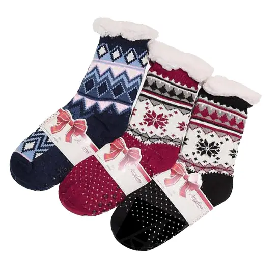 Snuggly Slipper Socks 1 Pair Assorted Color {5}