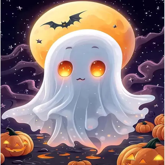 12x16inch - Ghost Diamond Painting Kits for Adults {1}