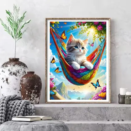 12x16 inch - Cat Diamond Painting Kits for Adults {2}