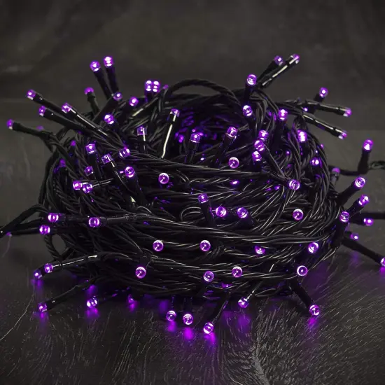 Halloween String Lights with 8 Lighting Modes - Purple {4}