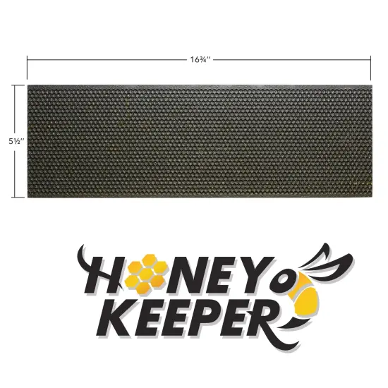 Honey Keeper Bee Frame Foundations - Beeswax Coated Black Foundation Sheets for Beehives, 10 Pack {3}