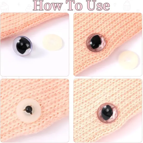 100pcs Clear Cat Safety Eyes - 20mm {4}