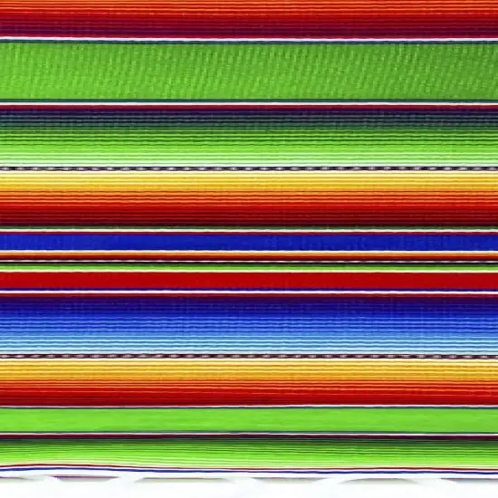 1 Yard Multicolor Mexican Serape Graduation Stole Sash Woven Handmade Fabric with Fringe 5 Inch Width Lime {1}