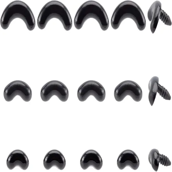 150 Pcs Arc Shape Plastic Safety Eyes Eyebrows, 3 Sizes {1}