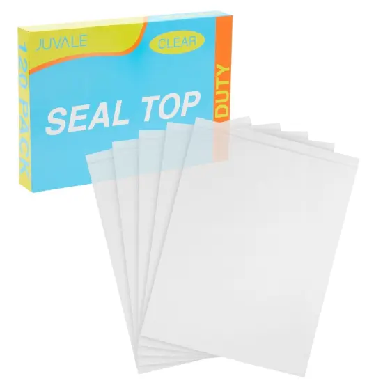 120-Pack Large Clear Plastic Self-Sealing 2 Gallon Storage Bags with Resealable Zip Top Lock for Travel, Food, Freezer, Packaging, Shipping, Home Organization (2mil, 17x13 In) {1}