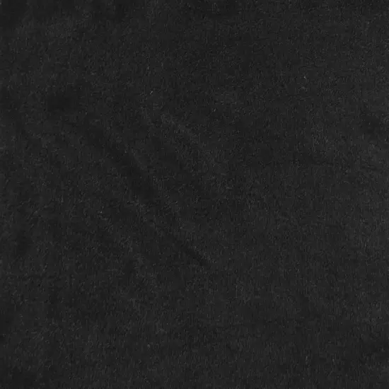 1 Yard Triple Velvet Fabric for Drapery Home Decor Apparel Costumes Soft Plush 45" Width Black {1}