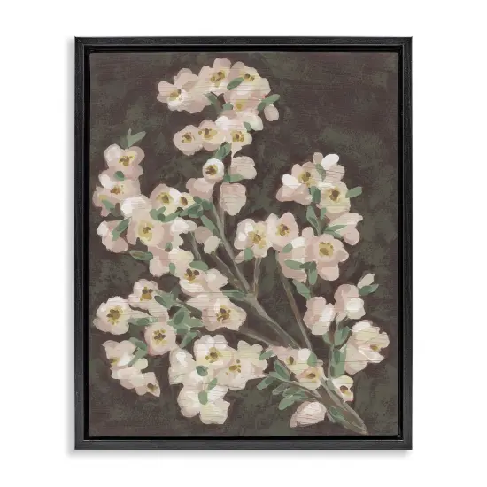 Stupell Industries Rustic Cherry Blossom Branch Floating Frame By June Erica Vess {1}