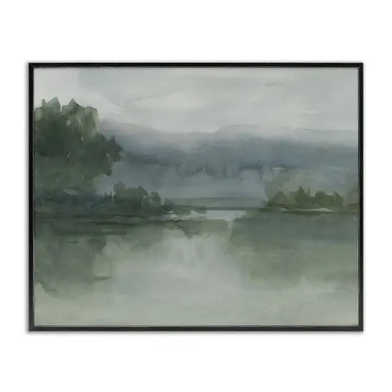 Stupell Industries Muted Lake At Twilight Framed Giclee By Ethan Harper {1}