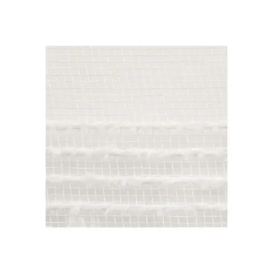 10.25" Drift Border Mesh Ribbon: White (10 Yards) {2}