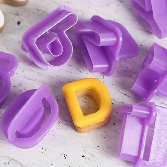 Alphabet & Number Cookie Cutter Set 40 Pieces {4}