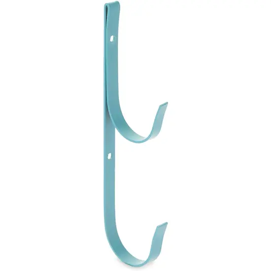 Set of 4 Pole Hanger Hooks for Pool Supplies, Lightweight Garden Tools (Blue) {4}
