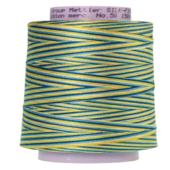 China Blue (9090-9829) | Silk-Finish Cotton Multi 50wt (1372M / 1500Y) | Mettler Thread {1}