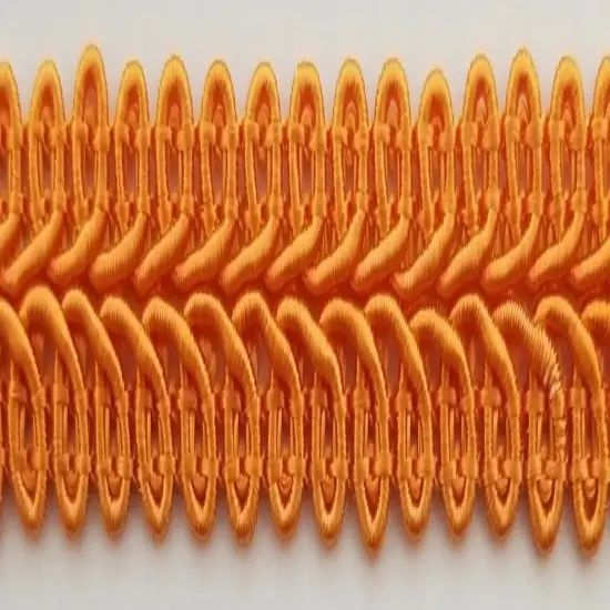 1/2" Chinese French Braid Gimp Trimming - 12 Continuous Yards - Many Colors! Orange {1}